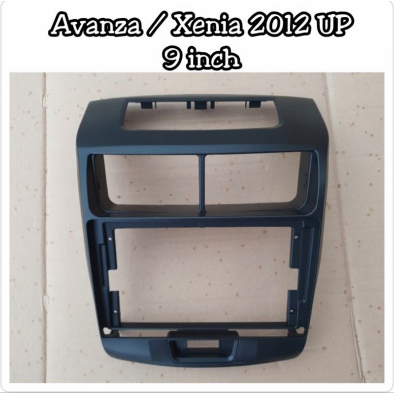 frame head unit double din new avanza new xenia 2012 -2017 layar  9 inci