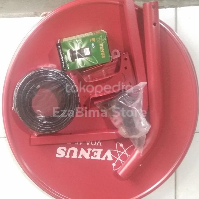 Grosir Dish Parabola Mini Venus 45 Cm + Lnb + Kabel 15 Meter