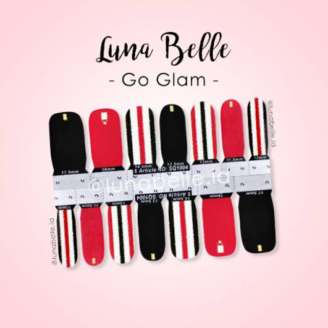 Nail sticker / sticker kuku Go Glam