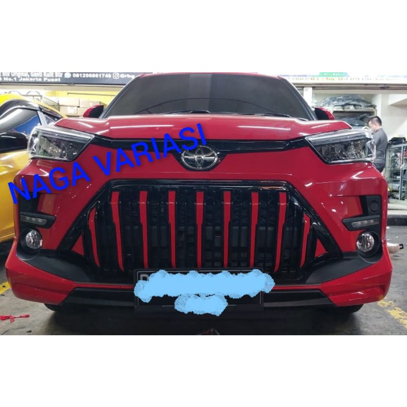 GRILL TOYOTA RAIZE LIST MERAH GRILL RAIZE 2021 2022