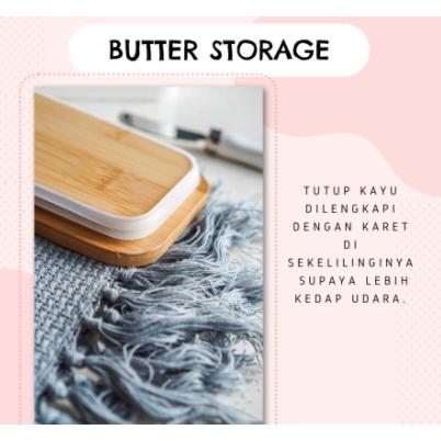 Butter strorage / butter jug / tempat mentega