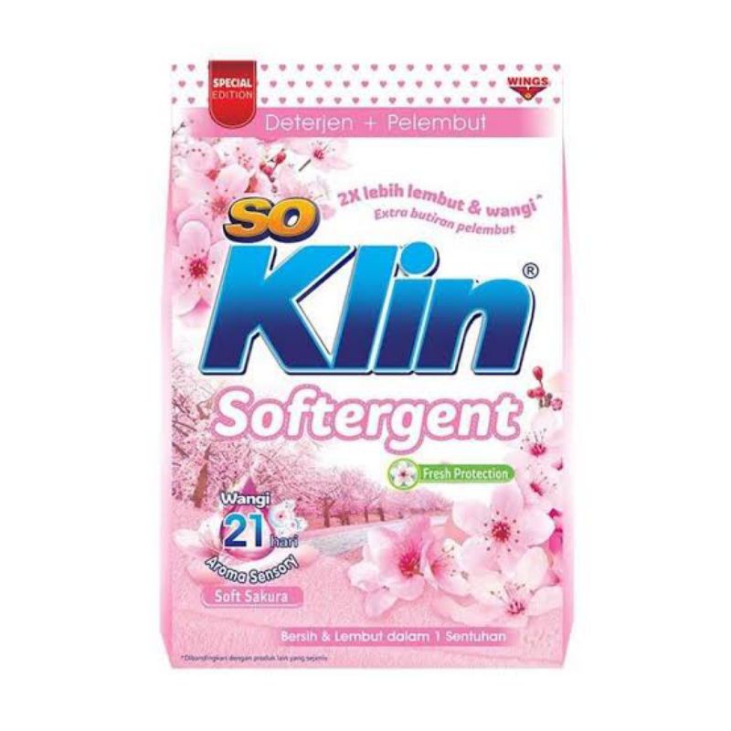 SoKlin Softergent Sakura Strawberry 215g