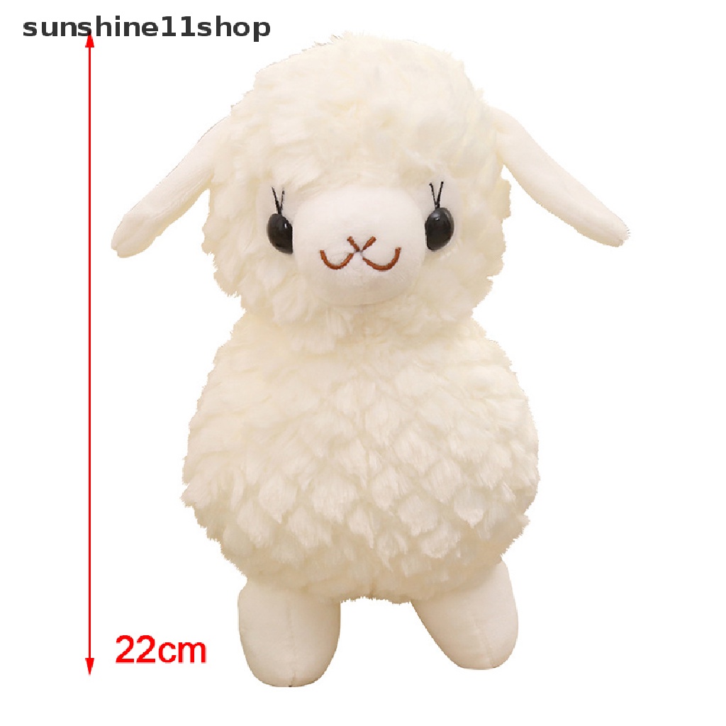 Sho Mainan Boneka Stuffed Plush Alpaca Lucu Lembut Ukuran 22cm