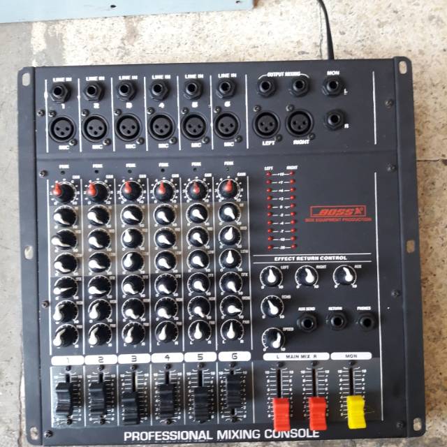 Mixer Audio 6 Channel Sound System Audio