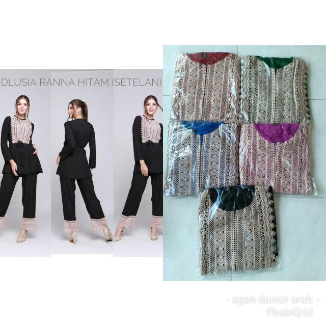 Baju arab ori terbaru setelan by DLUSIA RANNA