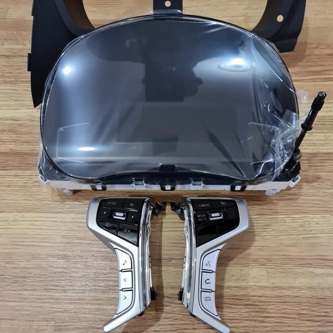 Speedometer Cover Tombol Stir Mitsubishi Pajero Sport Facelit 2021