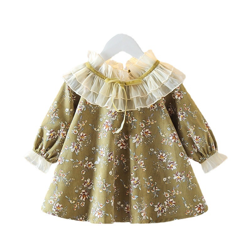 0-3TH NEW ARRIVAL DRESS ANAK BAYI BERLENGAN PANJANG / DRESS PESTA ANAK BAYI SUPER HIGH QUALITY