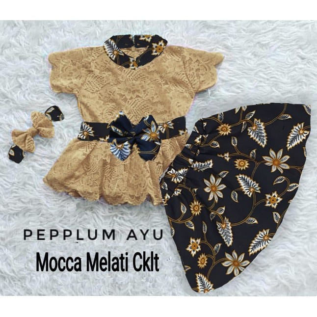 Jual Set Kebaya Anak Perempuan Gratis Bando/Jepitan Pita Setelan Kebaya ...