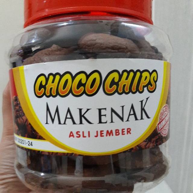 

CHOCO CHIPS MAK ENAK JEMBER/KUE/CAMILAN/SNACK/MAKANAN/MINUMAN/KUE KERING