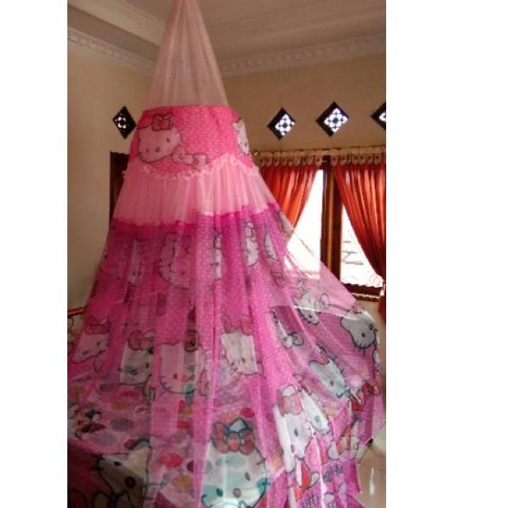 [KELAMBU ROTAN GANTUNG] KARAKTER PREMIUM RING BULAT BESAR SIZE JUMBO KING 180x200 KELAMBU BAGUS