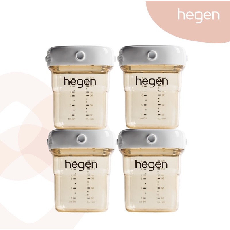 Hegen PCTO 150ml breastmilk storage (4-pack)