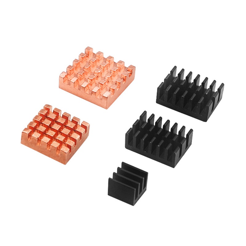 Vivi 4pcs Heatsink Pendingin Untuk Orange Pi 4lts Self Adhensive Copper Alloy Radiator