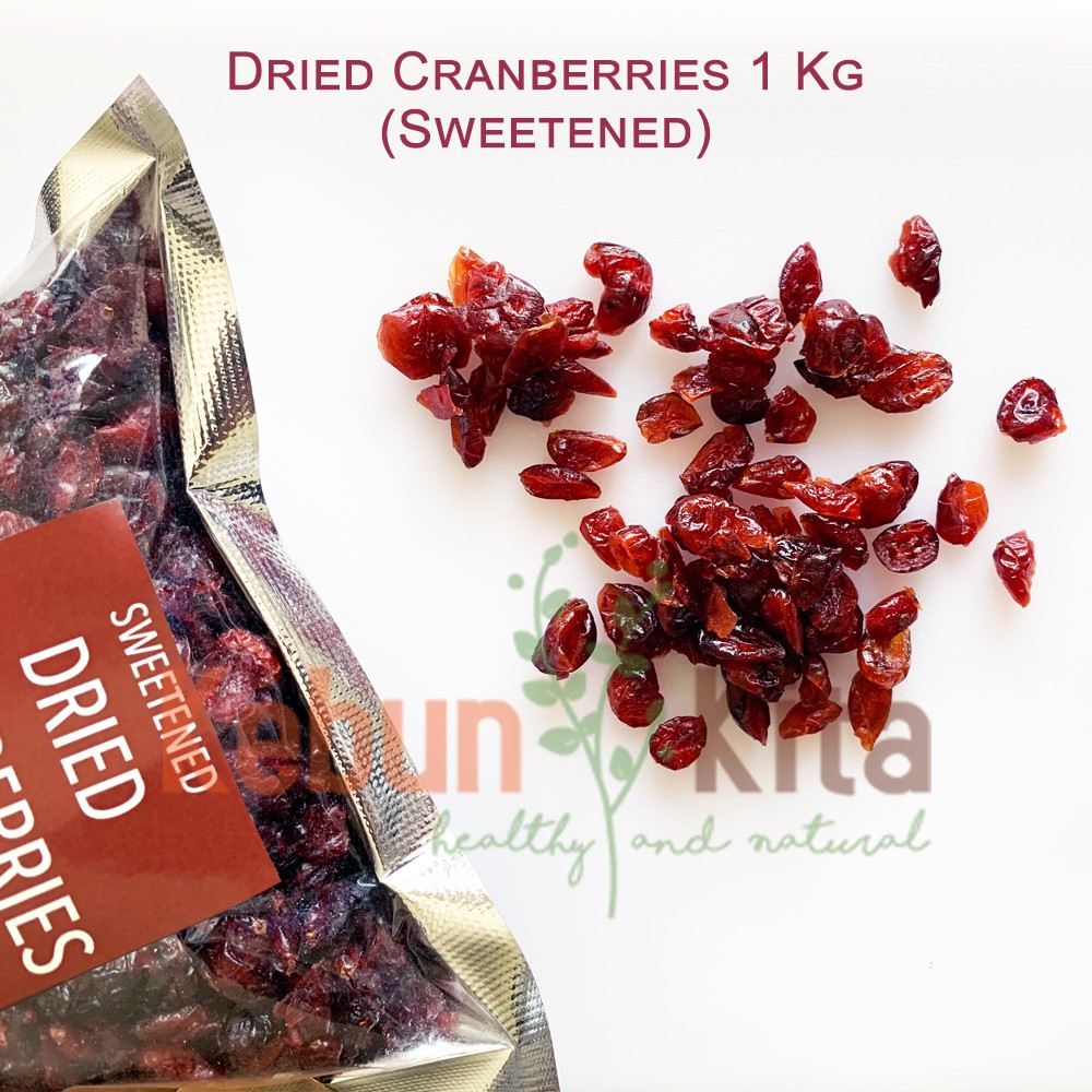 

Dried Cranberries 1 Kg (Cranberry Kering)