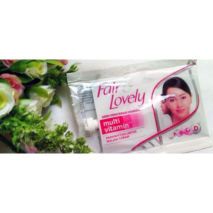 Fair and lovely cream sachet # fair&lovely# glow and lovely