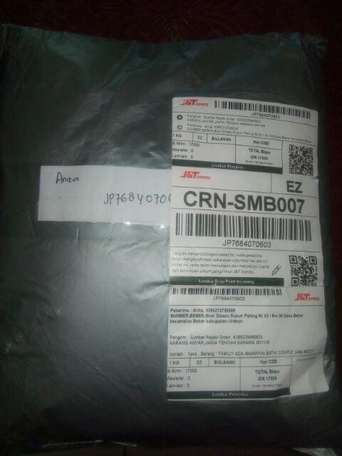 Family Ada Anaknya) Batik Couple 2499 Motif Manggar  Couple Gisel Sumber Rejeki