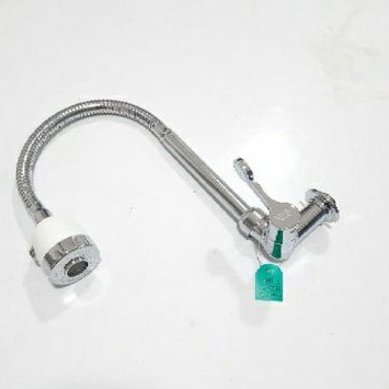 Kran Air Angsa Fleksibel Kepala Besar Engkol Dapur BU304 (G786)