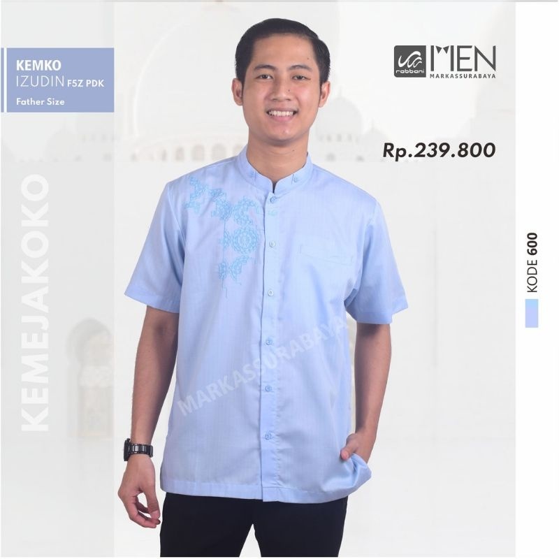 RTT Kemeja Koko Dewasa Rabbani - Kemko Izudin Father Size Pdk