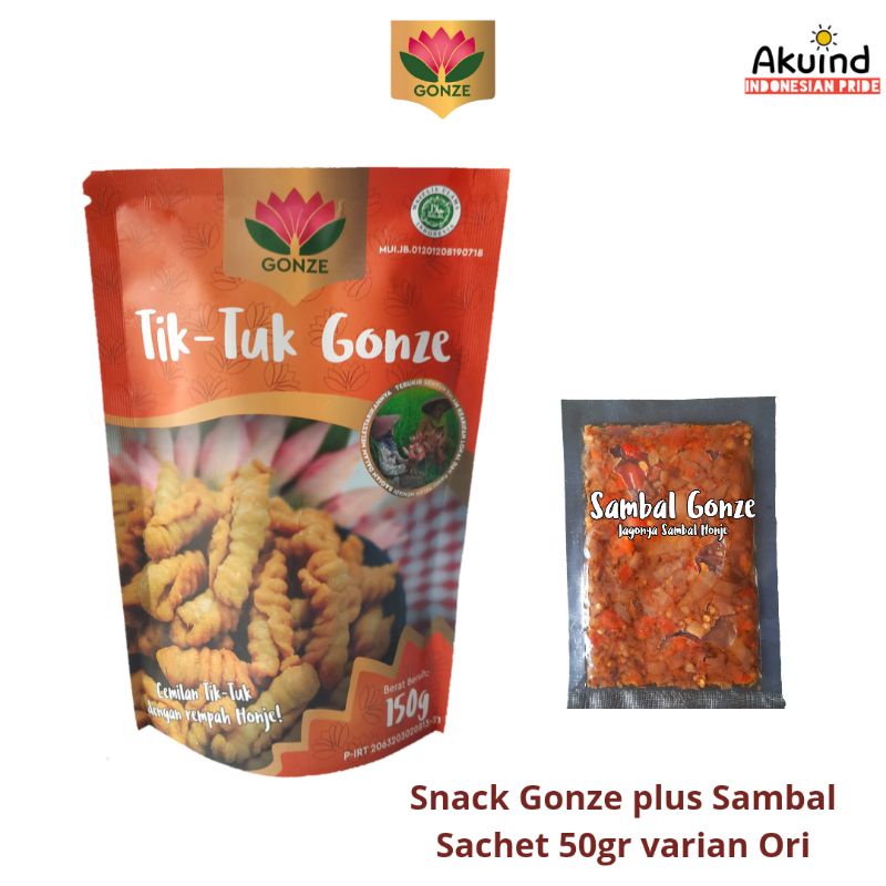 

Gonze - Bundling snack dan Sambal Kecombrang Sachet