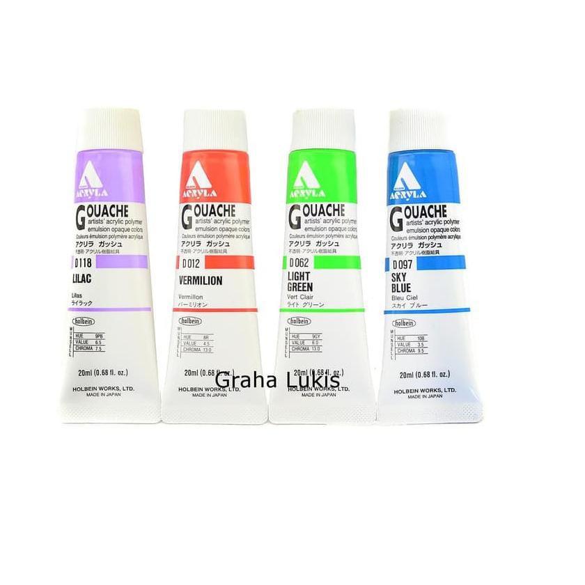 

Top Produk.. Holbein Acryla Gouache 20ml (Basic Colors)