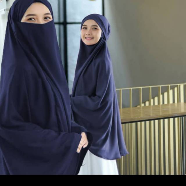 hijab instar niqob tali - ada maskernya