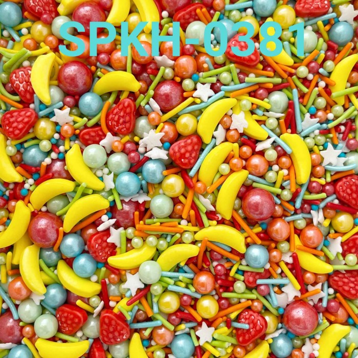 

SPKH-0381 SPRINKLES SPRINKLE 500GR BUAH STROBERI STRAWBERRY PISANG OBRAL DISKON