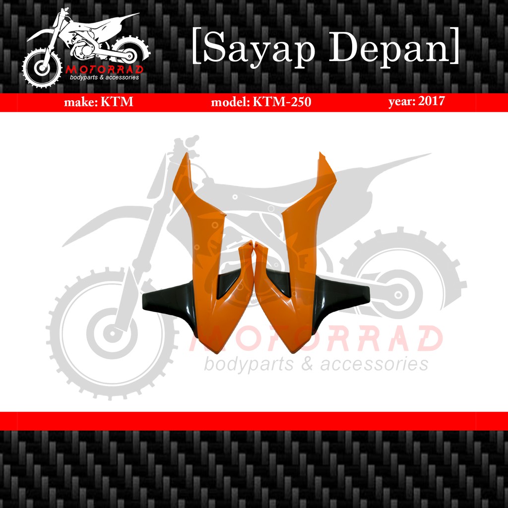 BODY SET CAMPURAN REQUEST KTM 250 2017  BY MILAN CROSS