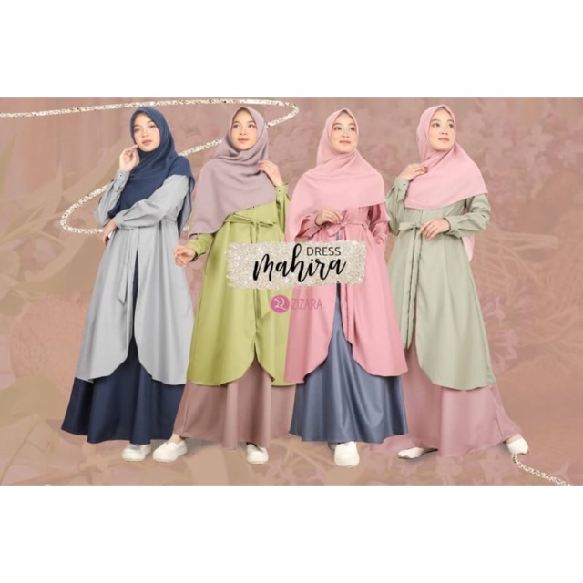 Dress Mahira by Zizara . Gamis Mahira Zizara