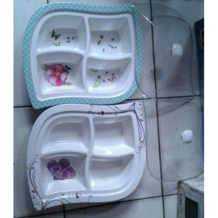 Banting Harga Onyx Toples Prasmanan 4 Sekat Set Melamin / Wadah Makanan / Onyx NxMBZh7mWwJ