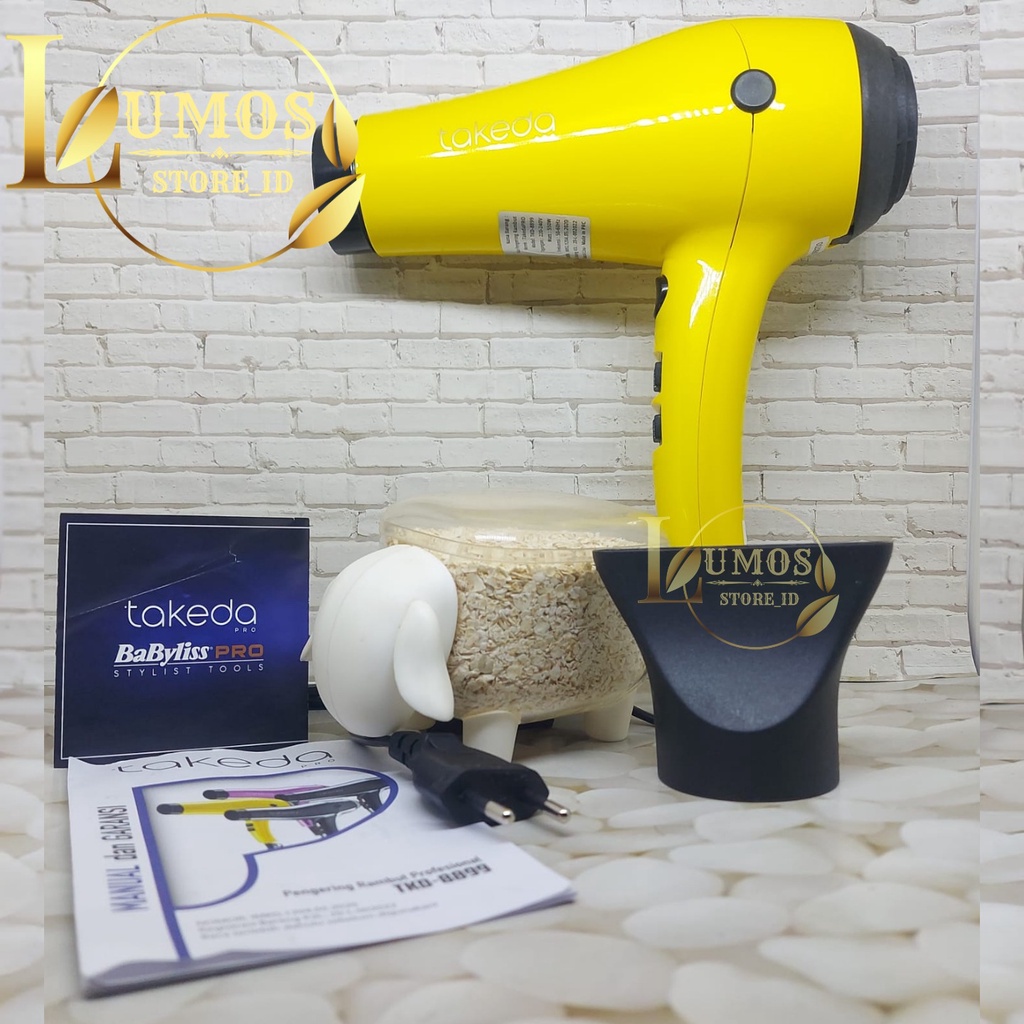 Hair Dryer Takeda Pro TKD-8899 Super Light Hair Dryer 550W
