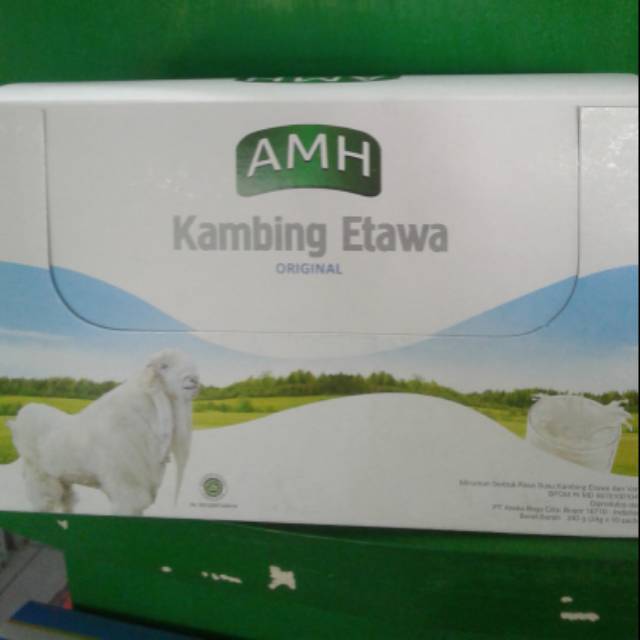 

Susu kambing AMH isi 1 Box 10 sachet