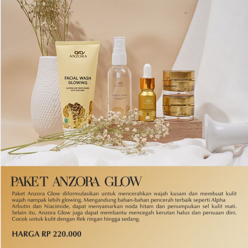 (BPOM / Klinik) Anzora Glow Dan Acne Welcome Reseller - Dropship
