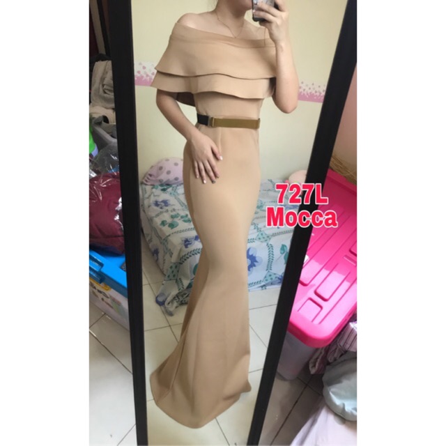 Vanesha Margaretta - 727L/long dress pesta scuba duyung