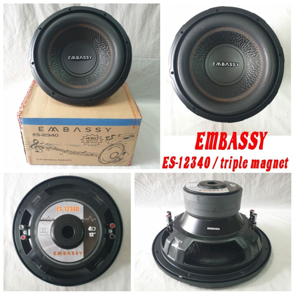 Up to 20%  SUBWOOFER BADAK 12 INCH 3 SUSUN MAGNET EMBASSY