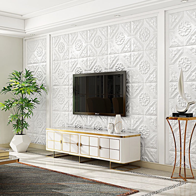 【WR】WALLPAPER 3D FOAM MOTIF BATIK WALLSTICKER WALL STIKER-1
