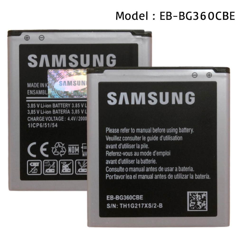 Baterai Batre Samsung J2 2015 J200 G360 J2 CORE PRIME Battery EB-BG360CBE Original