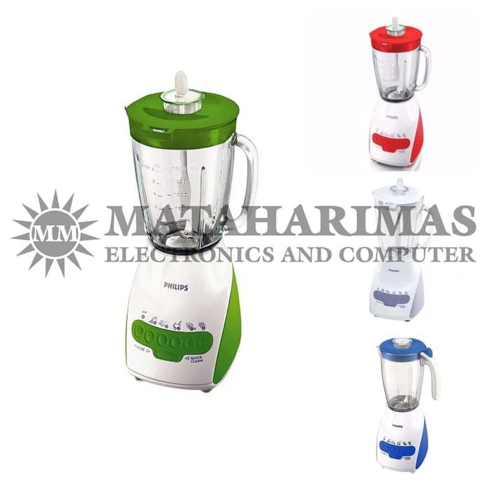 BLENDER PHILIPS HR-2116 - BLENDER KACA  - Merah