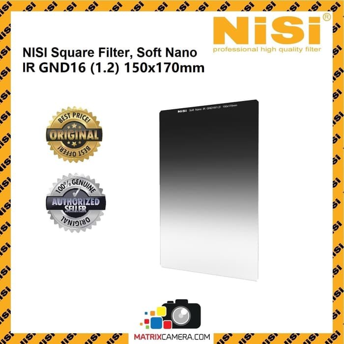 NISI Soft GND16 GND 16 1.2 150x170mm Square Filter