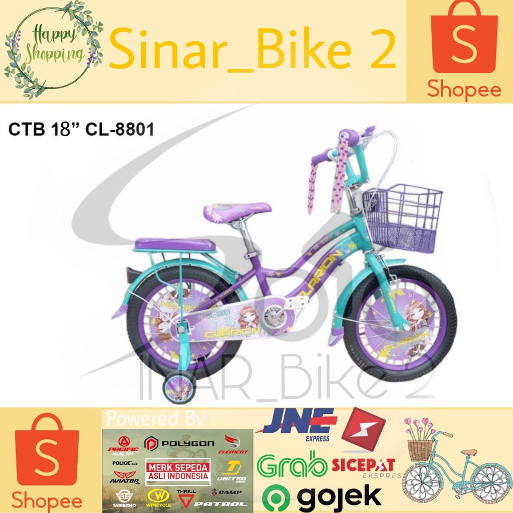 Sepeda Mini Anak 12 - 20&quot; Clarion Cl 8801 By Pacific (Gosend/Grab)