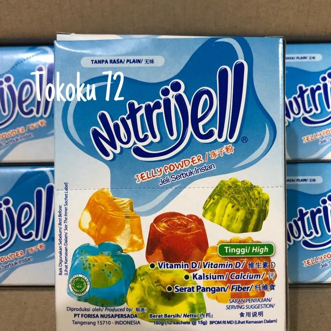 

^^^^^] Nutrijell Jelly Plain 15 gr per box isi 12 pcs