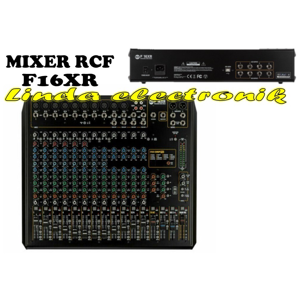 MIXER RCF F16XR 16 CHANNEL ORIGINAL F 16XR F16 XR