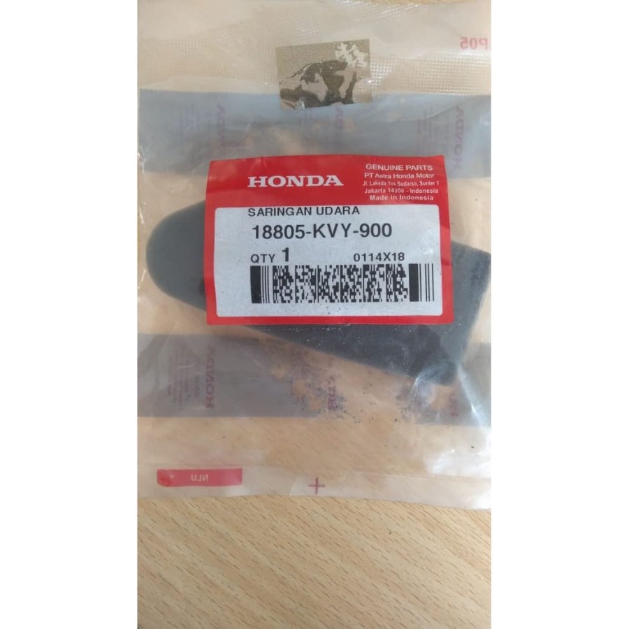 Filter Udara Element Asv Air Cleaner Beat Karbu Ori AHM 18805KVY900