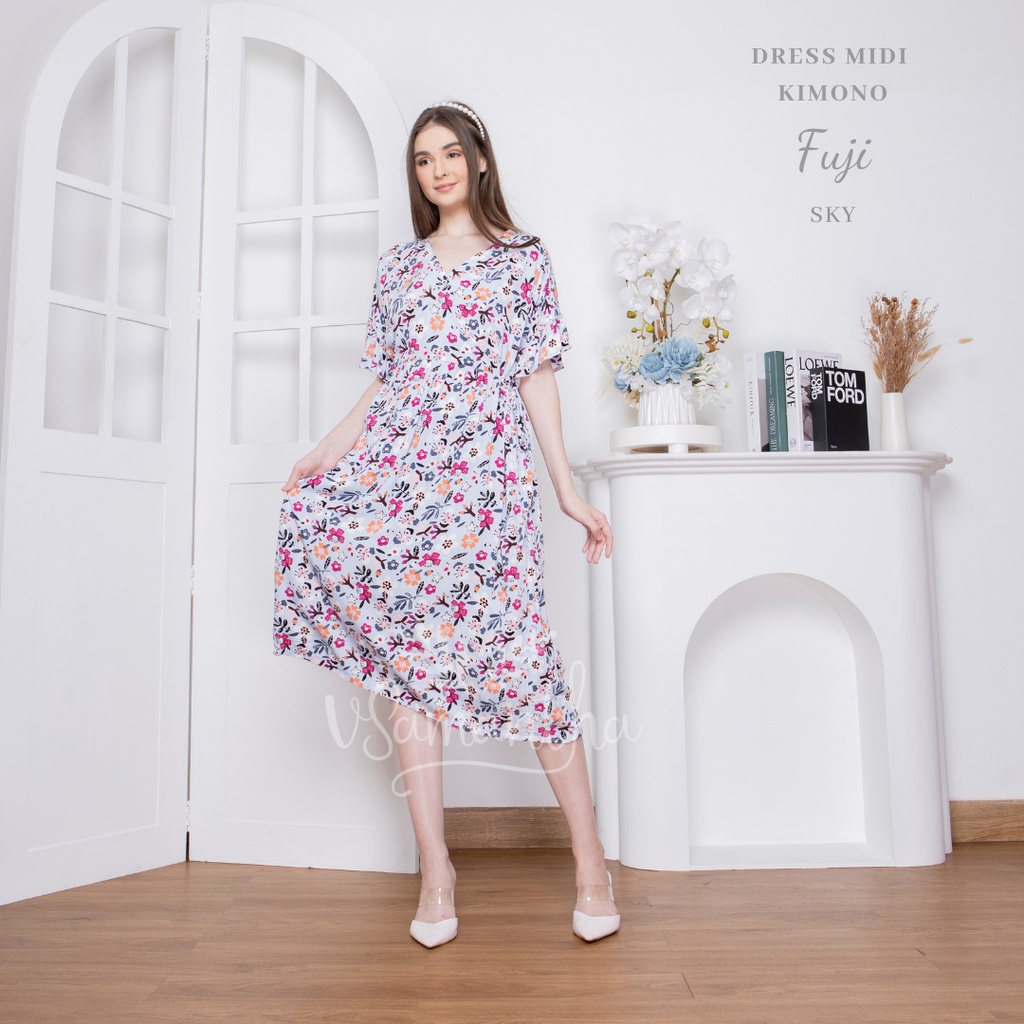 Dress Midi Kimono Fuji