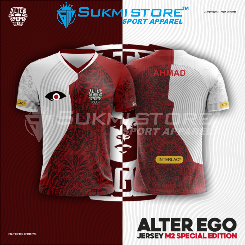 [COD] BAJU JERSEY GAMING ALTER EGO TEBARU 2021 JERSEY GAMING ALTER EGO M2 FREE NICK NAME