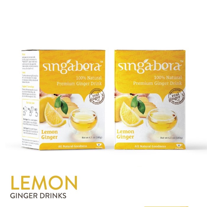 

Singabera Natural Premium Ginger Drink Lemon Ginger - Jahe Lemon