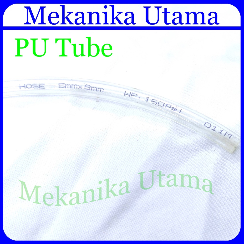 Selang PU ; PU14x10 ; PU10x14 Polyurethane  ; PU Hose / Tubing PU ukuran 14mm x10mm