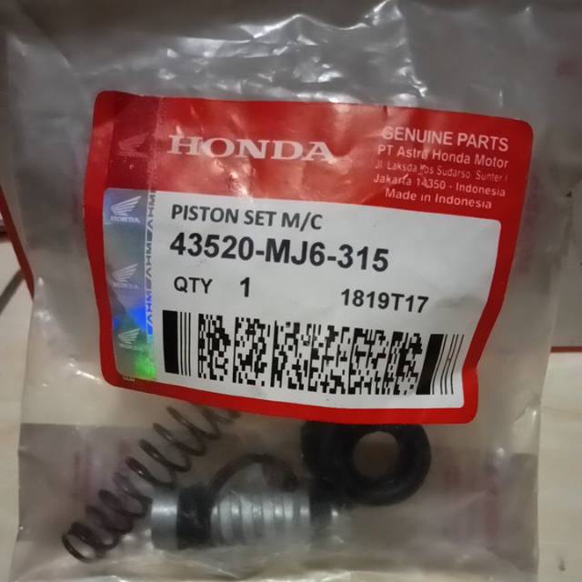 MASTER PISTON SET 43520-MJ6/KTM SEAL SIL BRAKE PUMP REM