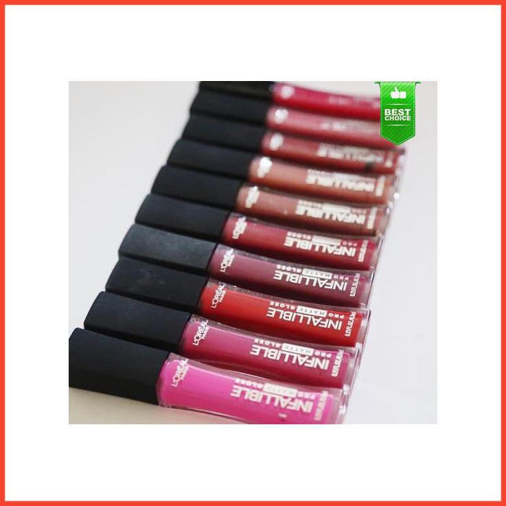L'OREAL Infallible Pro Matte Gloss Lip Cream / LOREAL Pro-Matte - Blushing Amb