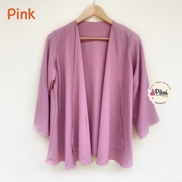 Cardigan putih murah / cardigan polos cantik / outer hijabers / cardigan cewek korea murah / 2191