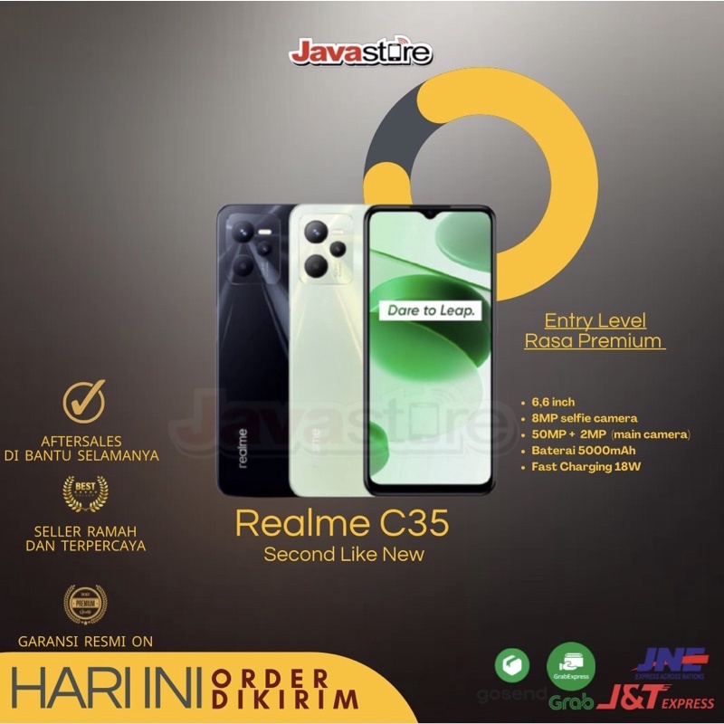 REALME C35 UNIT SECOND ORIGINAL