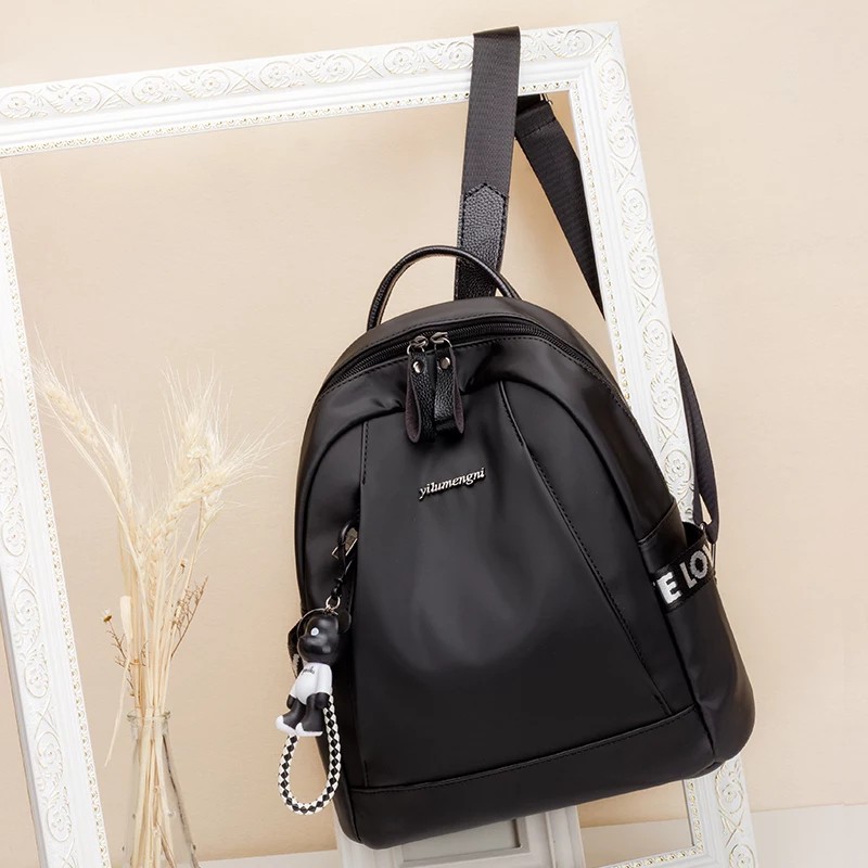 Tas Ransel Wanita Tas Punggung Ransel Import Backpack Hitam - WTS-01 -Dunia_Tas123